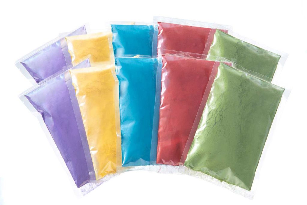 Colour Powder Mixed Samples